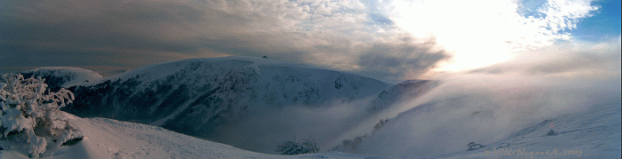 Le Hohneck dans la Brume