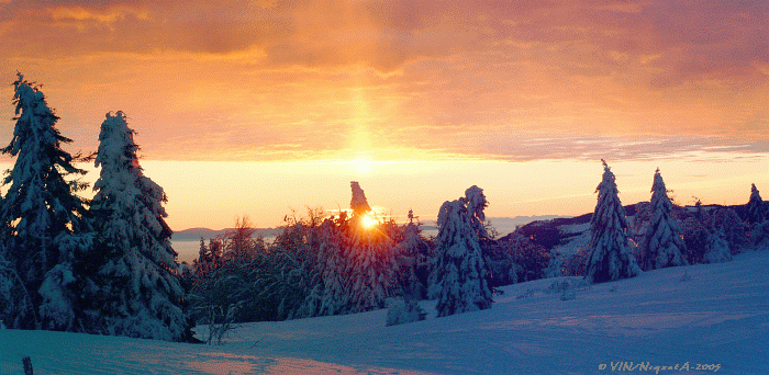 Les 3 Fours au Lever du Soleil